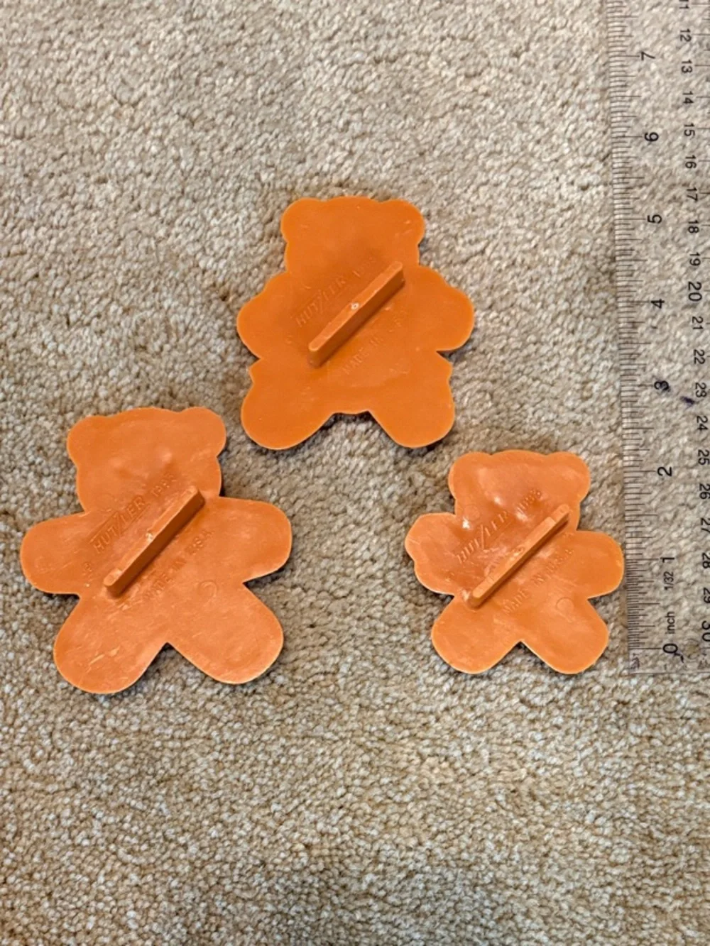 Vintage 1993 Hutzler Cookie Cutters - The Three Bears